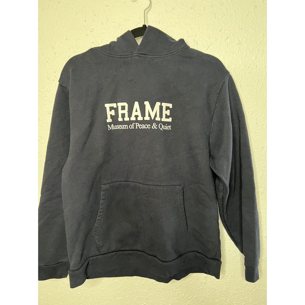 Museum Of Peace and Quiet Hoodie Frame Navy Size L